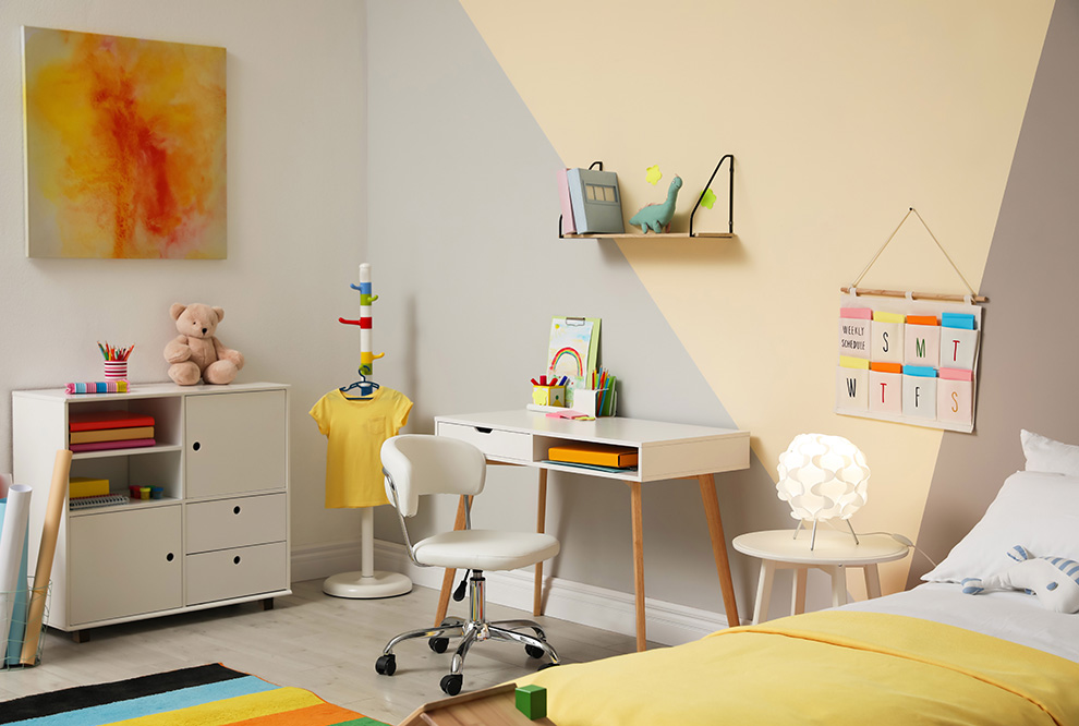 Kid'S Room Color Shades - Opting For Patterns